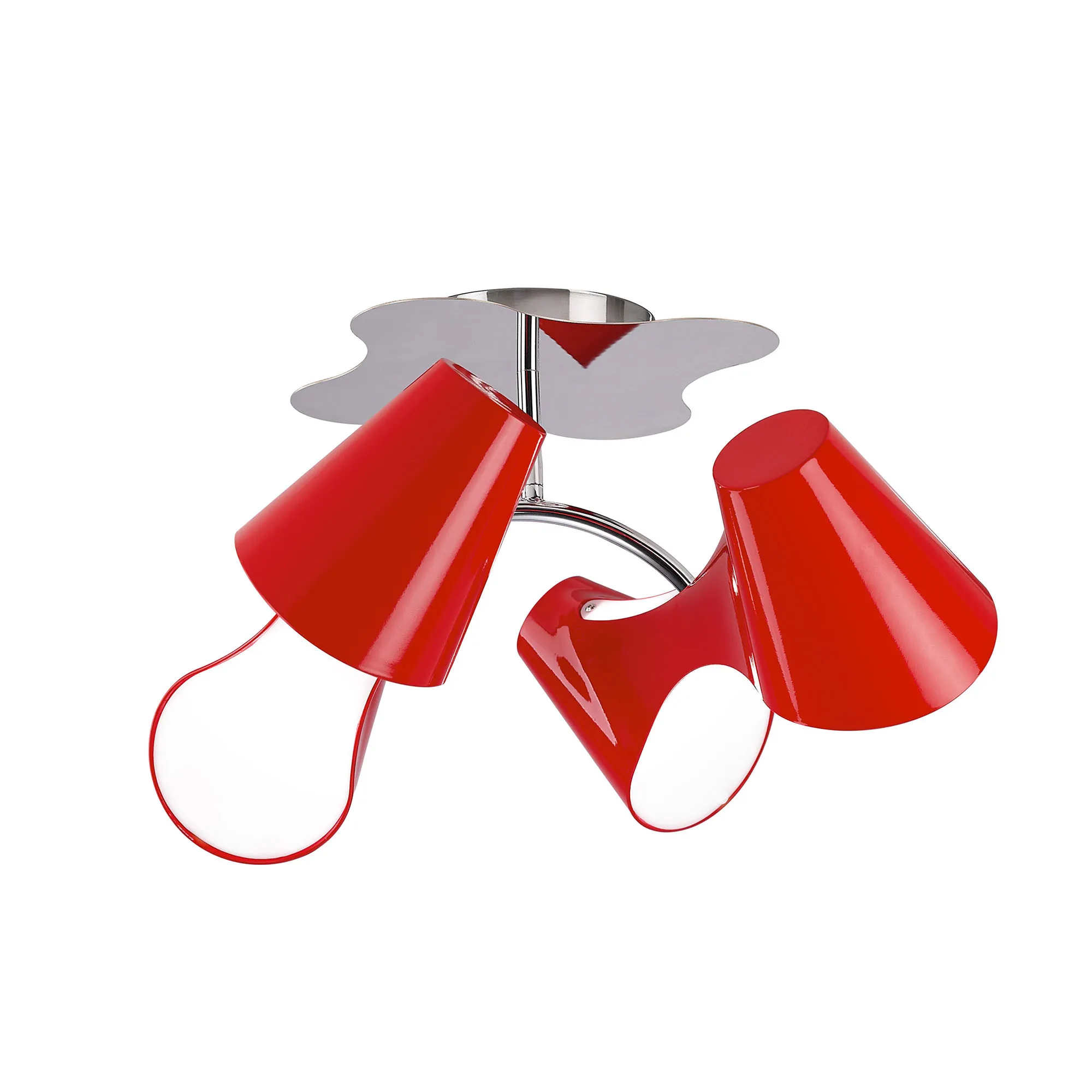 Ora Gloss Red Ceiling Lights Mantra Semi Flush Fittings Ora Gloss Red Ceiling Lights Mantra Semi Flush Fittings